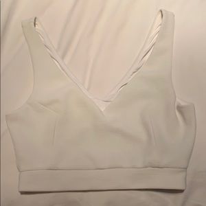 Aqua Going Out Crop Top